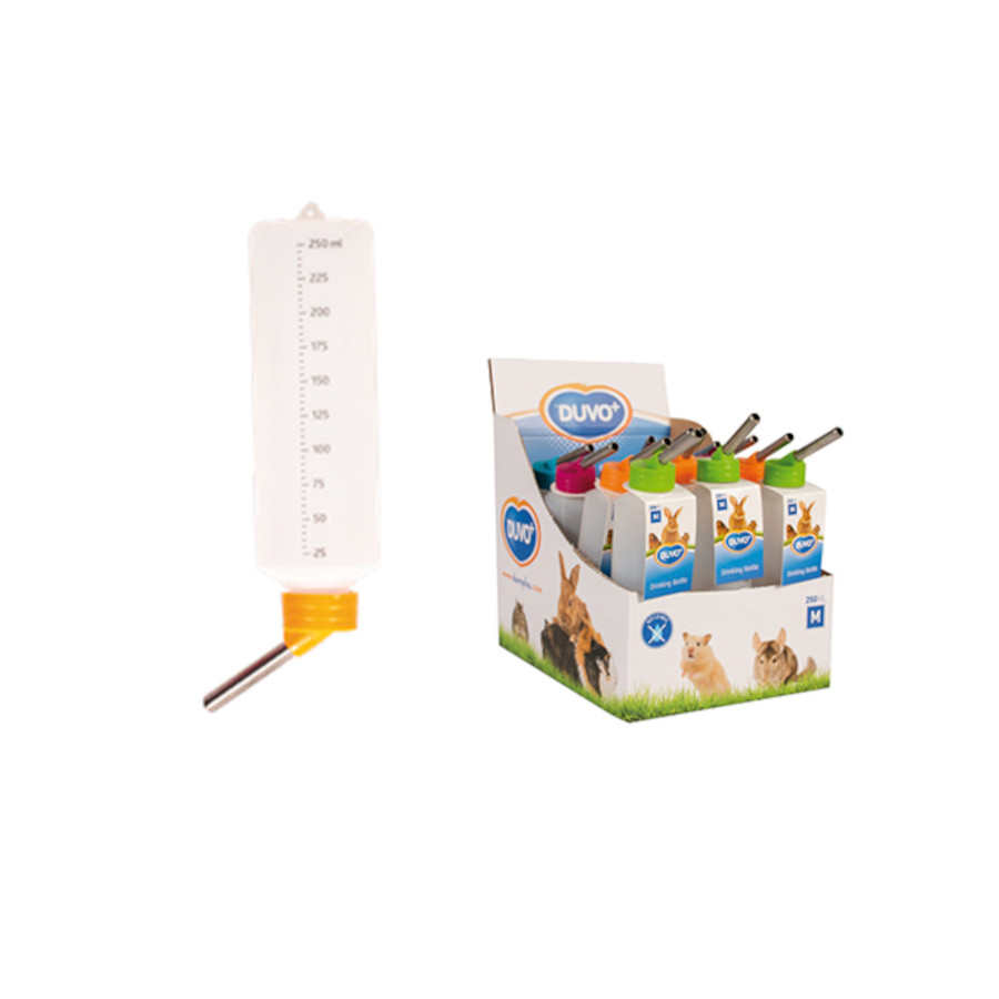 Garrafa de água para roedores DUVO (TL 450 ML)