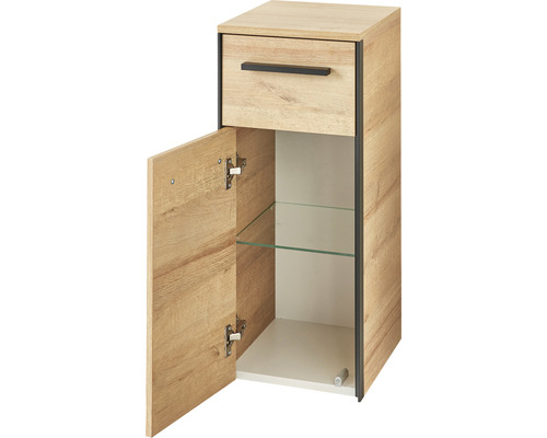 Pelipal Quickset 395 onderkast, BxHxD 30 x 72 x 33 cm, frontkleur: Riviera eiken