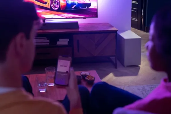 Philips TAW8506 - Subwoofer - trådløs - Wi-Fi - App-kontrolleret - 150 Watt - 8