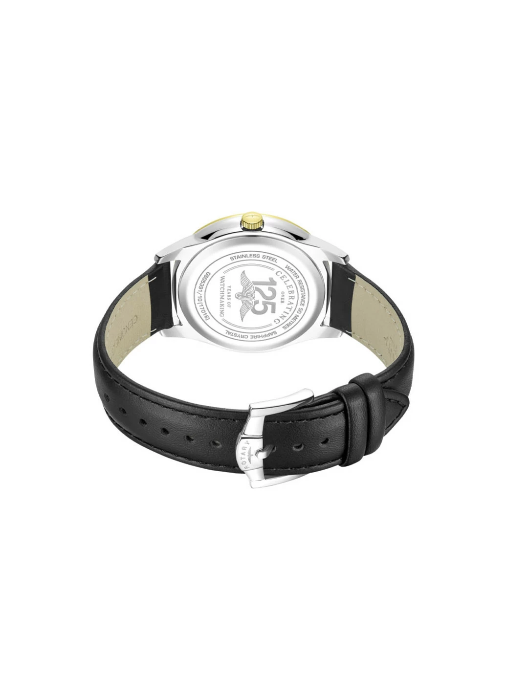 Rotary Quartz-Herrenuhr mit Lederband