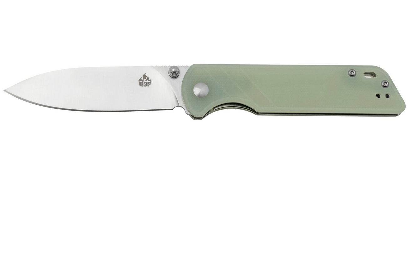 QSP Knife Parrot V2 QS102-C Jade G10, zakmes