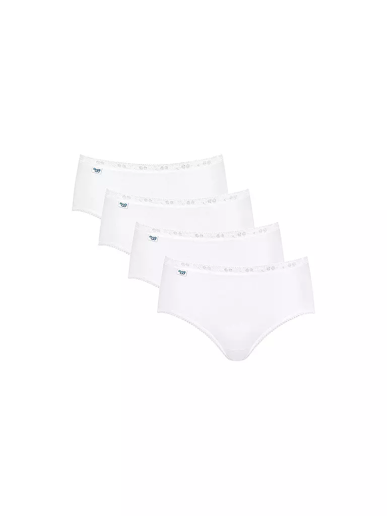 SLOGGI Midislip Basic 4er Pkg weiss weiss