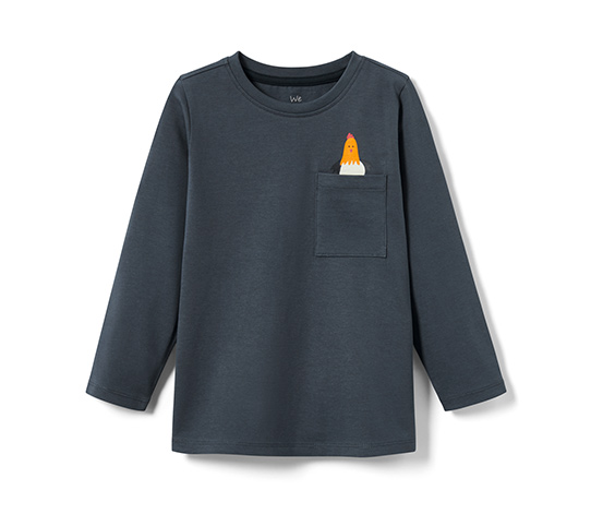 2 Kleinkind-Langarmshirts