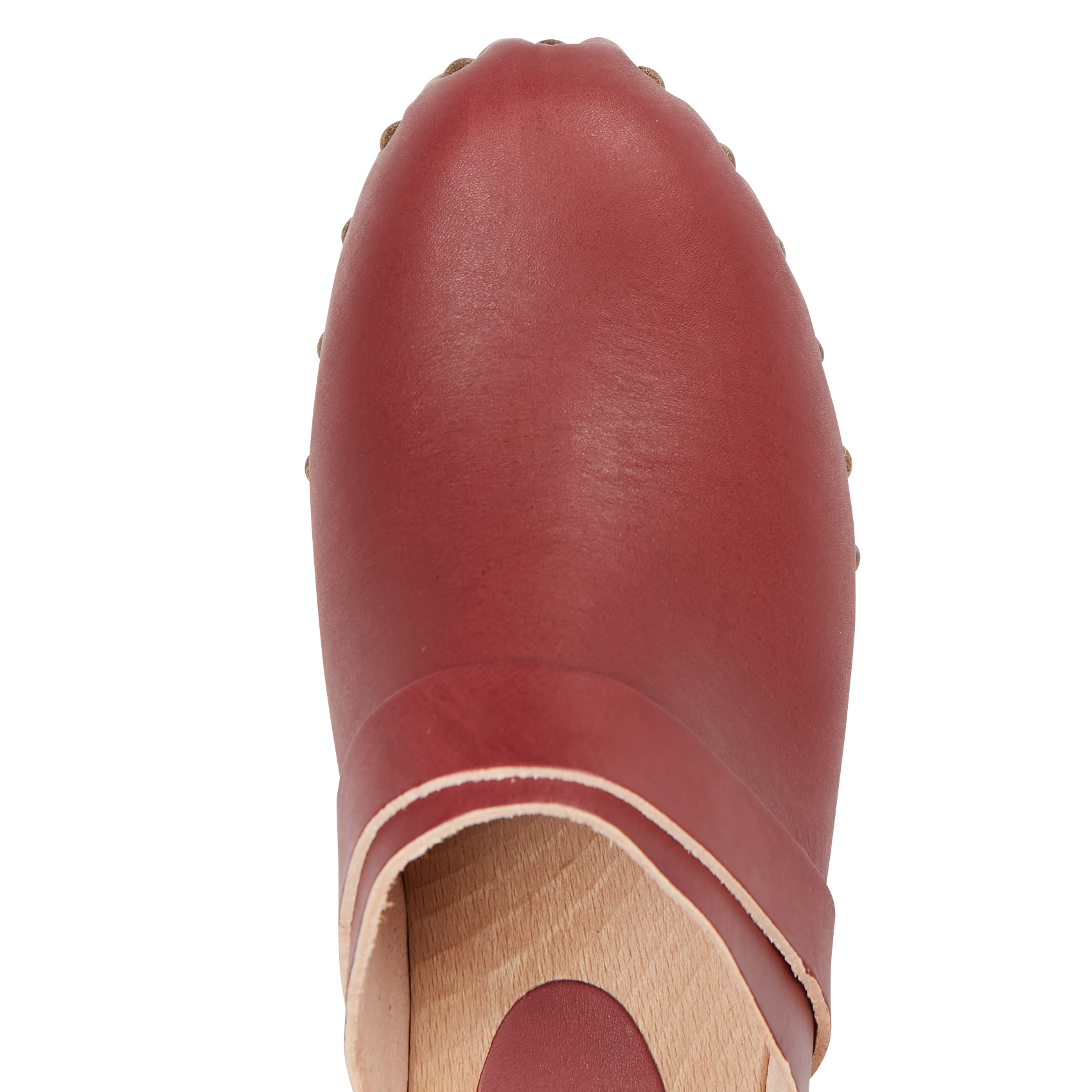 CLEMENCE - Sabots en cuir | Rouge