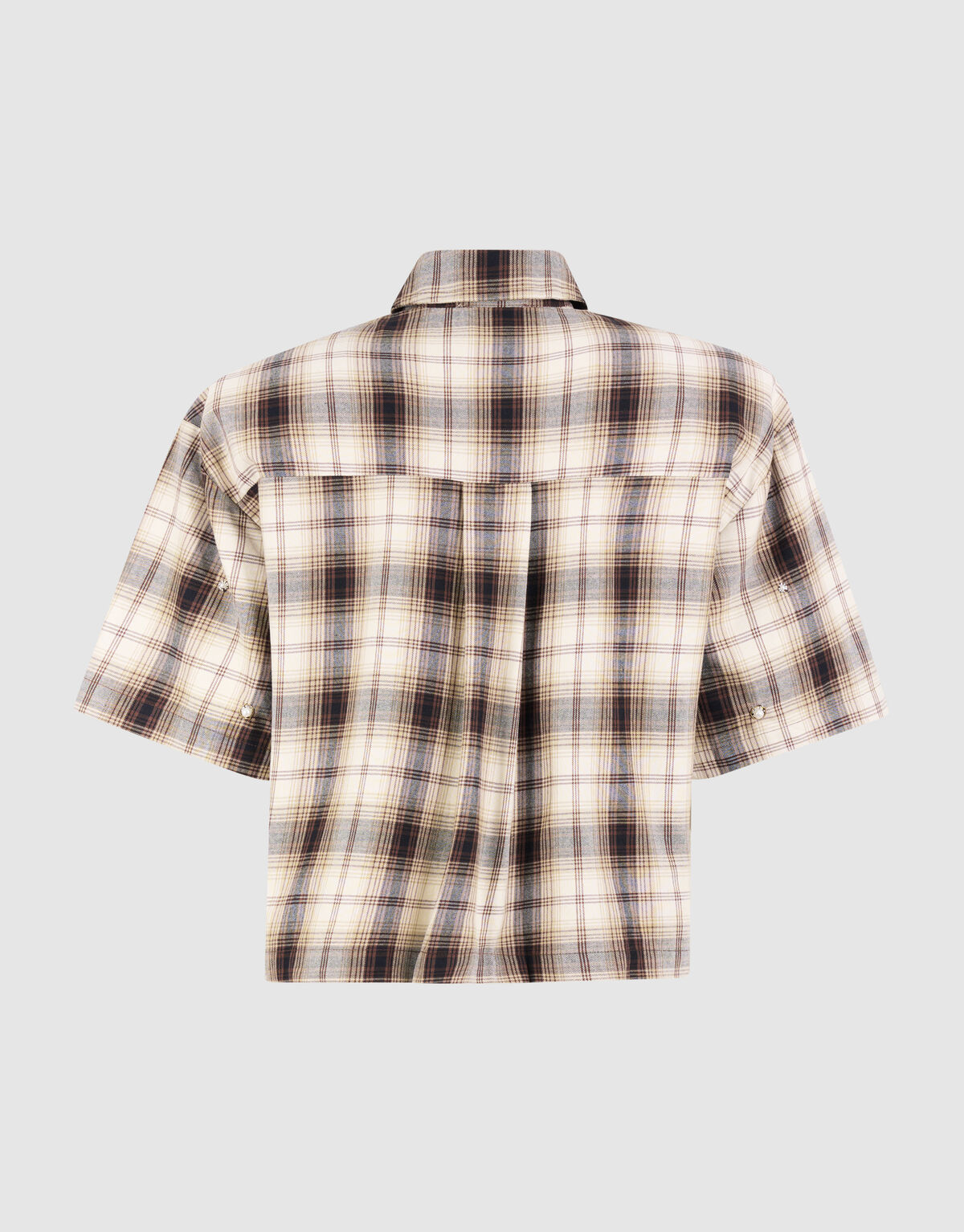 Ruiten Beaded Blouse Bruin