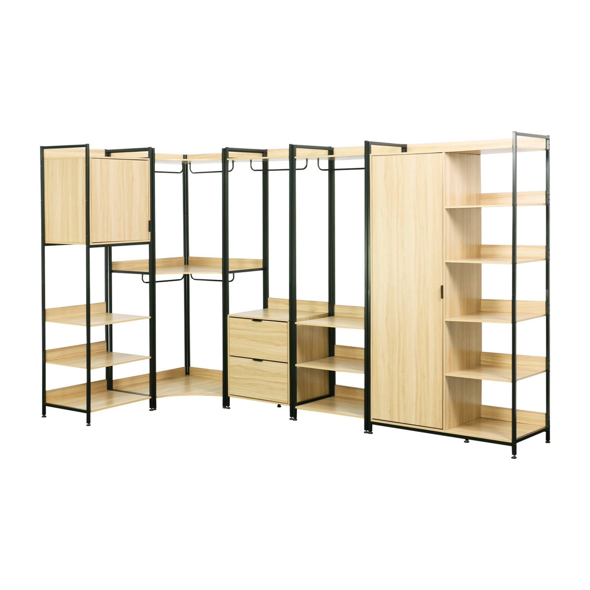 sweeek - Modulaire kledingkast met 5 eenheden