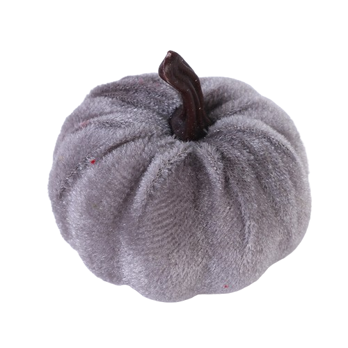 (12er Set) Stoff Herbst Kürbis Deko Aufsteller Home Accessoire Thanksgiving / Halloween Tischdekoration - Bunt