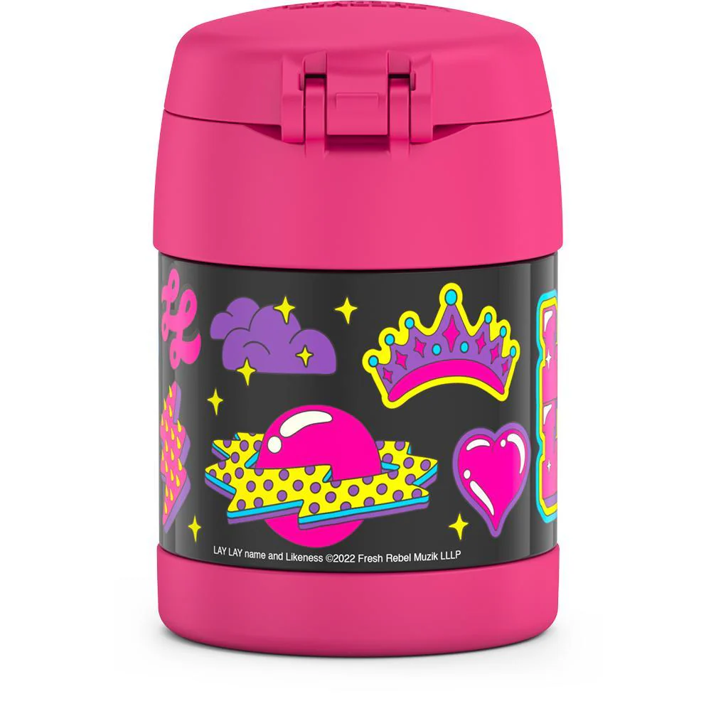 10oz FUNTAINER® FOOD JAR THAT GIRL LAY LAY
