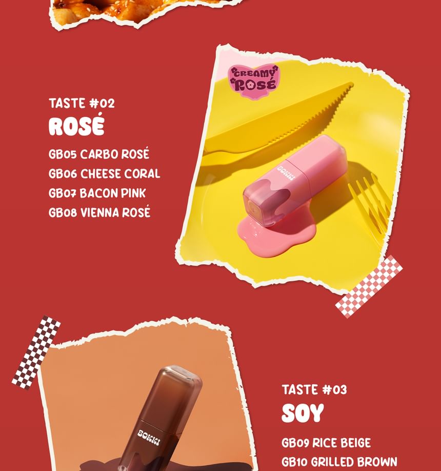 BLACK ROUGE - Glow Bokki Tint - 12 kleuren