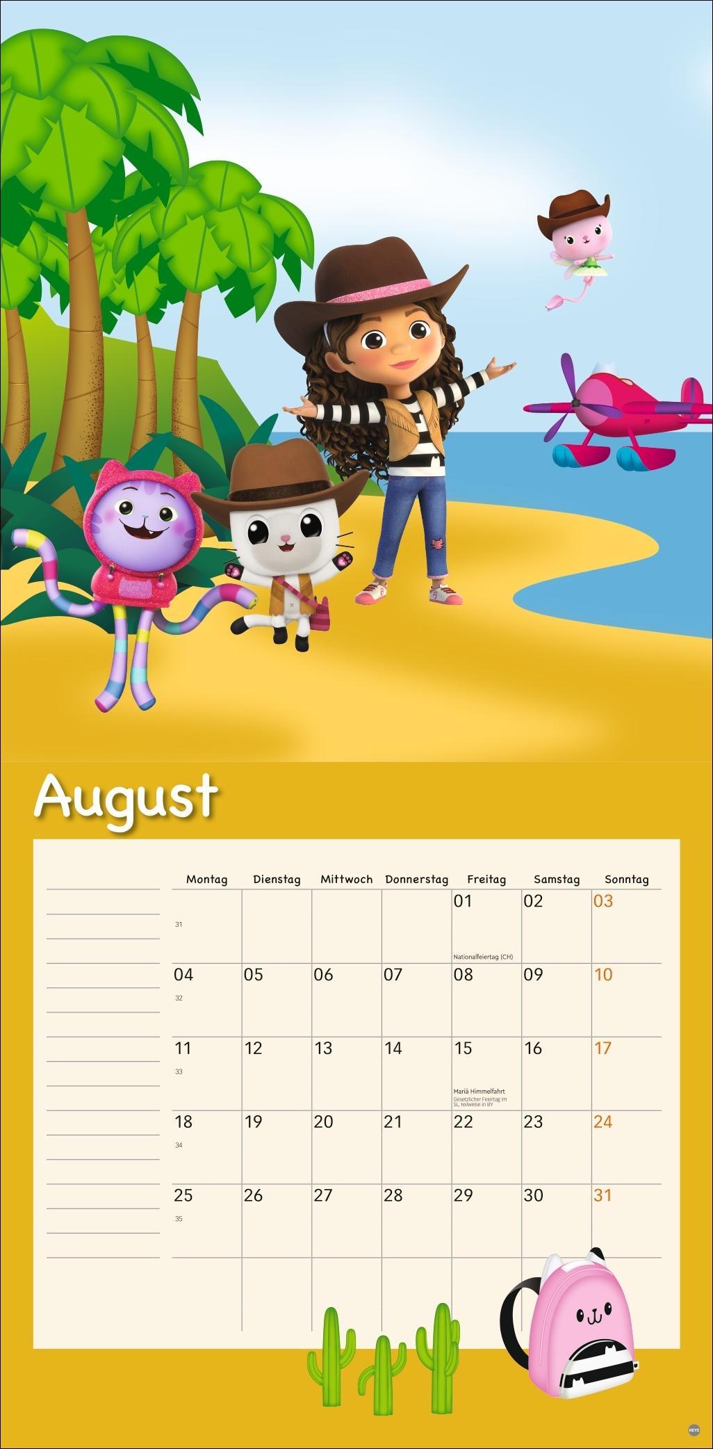 Gabby's Dollhouse  Broschurkalender 2025