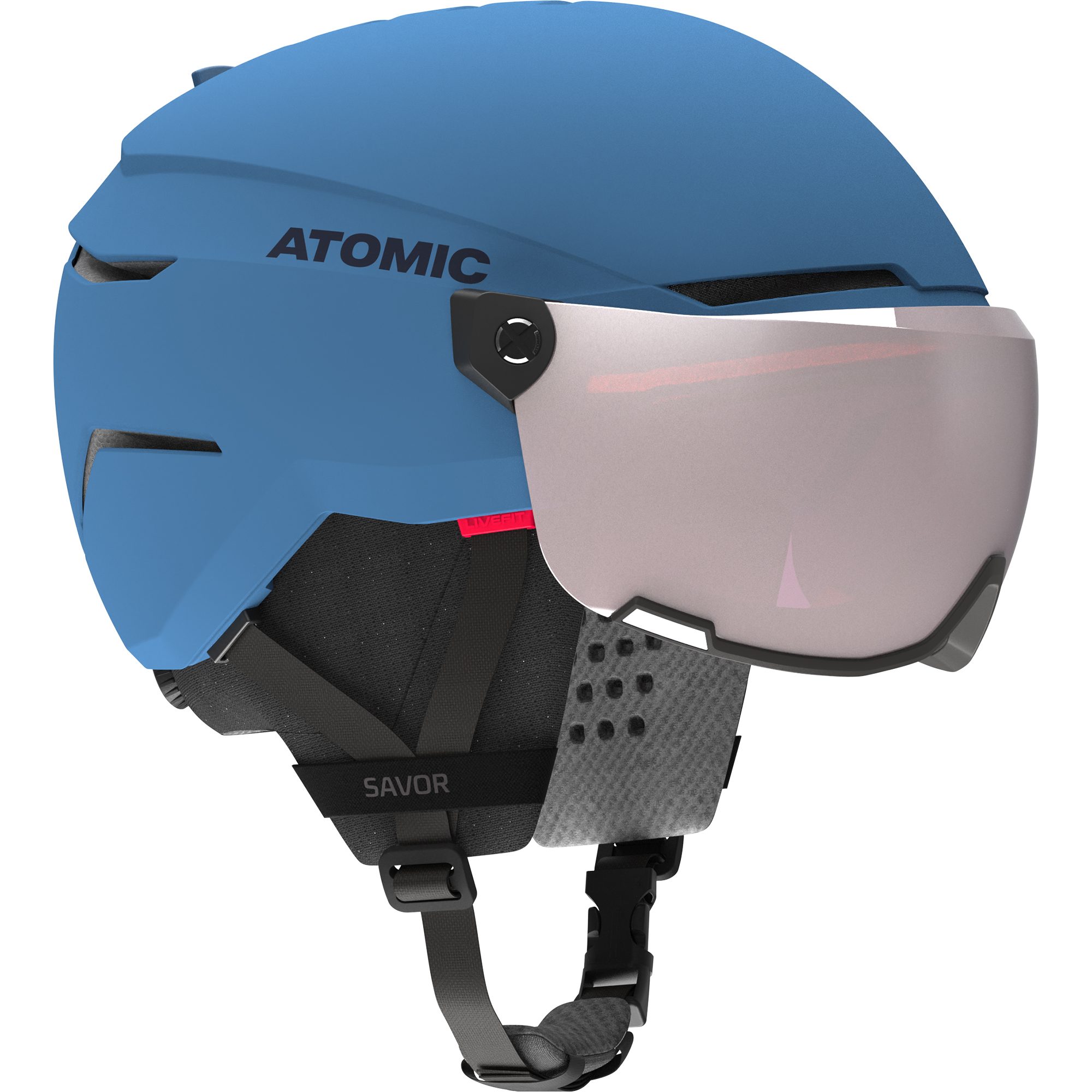 Atomic Savor Visor JR Visierhelm Kinder blau