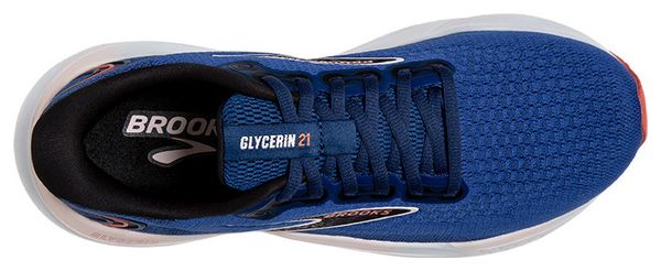 Chaussures Running Brooks Glycerin 21 Bleu Rose Femme