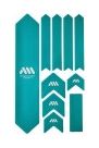 Kit Protection de Cadre ALL MOUNTAIN STYLE Honey Comb XL 10 pcs - Bleu Blanc