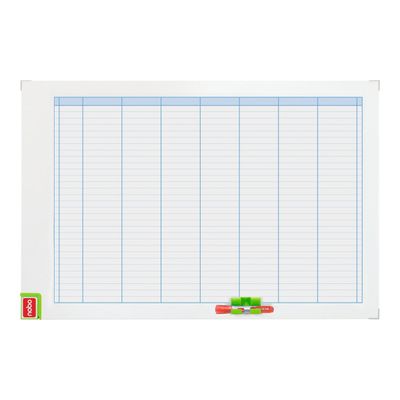 Nobo Performance - Planning hebdomadaire magnétique - effaçable à sec - 90 x 60 cm