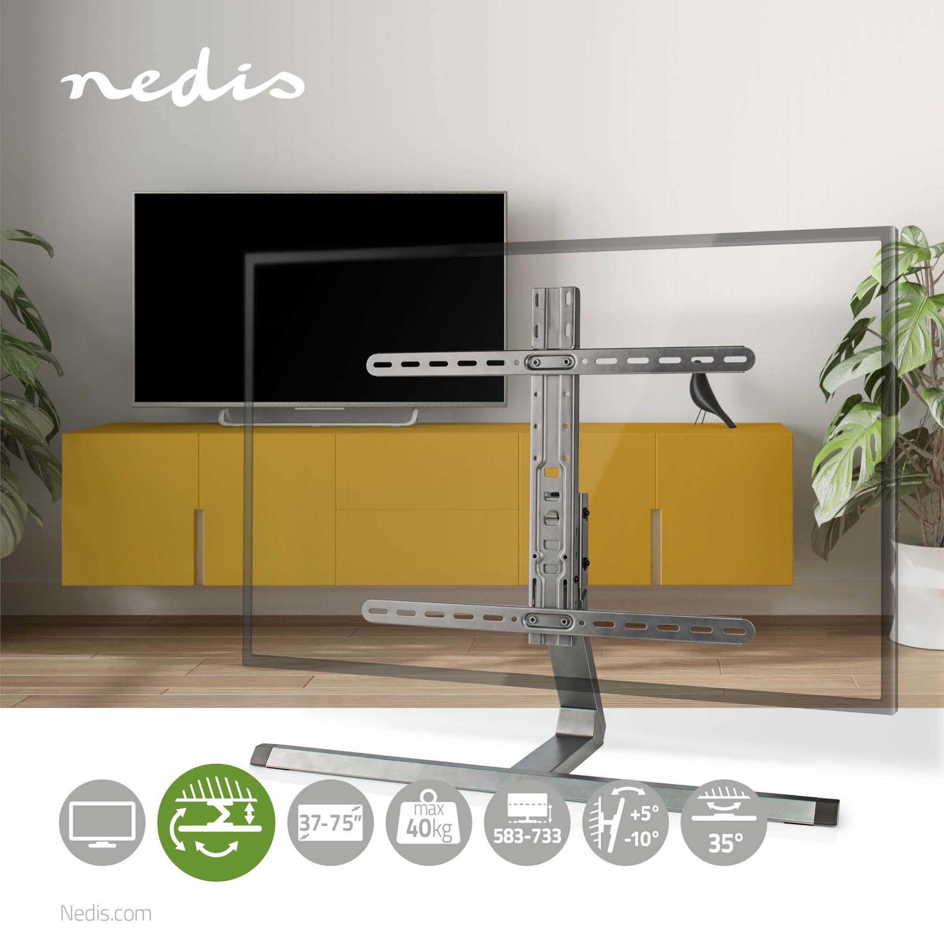 Nedis Vippe- og roterbart bordstativ for TV 37-75