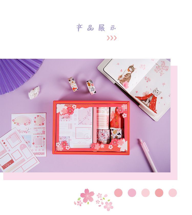 Miumi - Set: Cartoon Masking Tape + Sticker