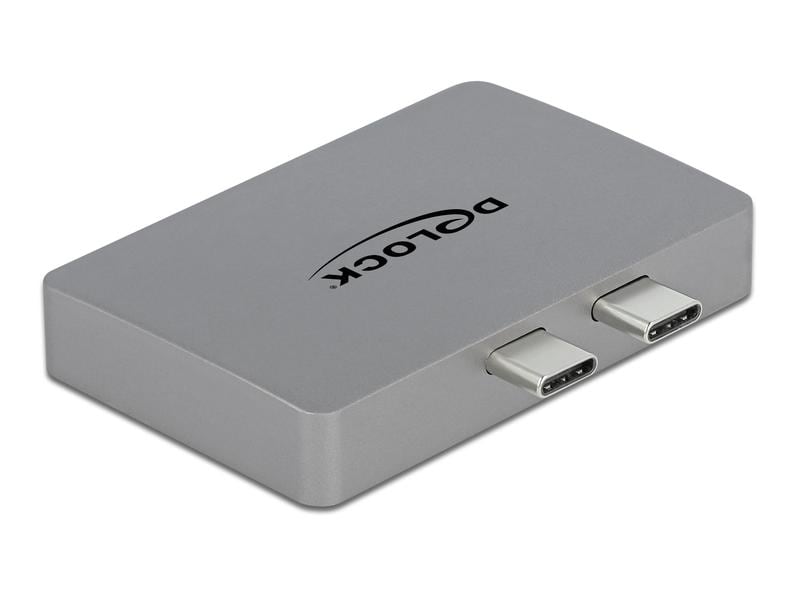 Delock Adapter Thunderbolt 3 - HDMI/USB Type-C Delock Dual HDMI Adapter mit 4K 60 Hz und PD 3.0 für MacBook