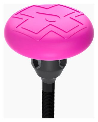 Support pour Tracker Muc-Off TubelessTag Rose avec Valves 44 mm Noir
