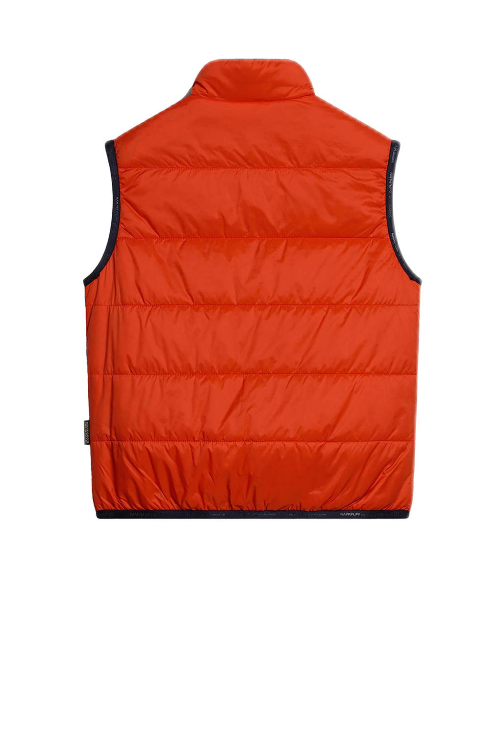 Napapijri bodywarmer met logo rood/donkerblauw