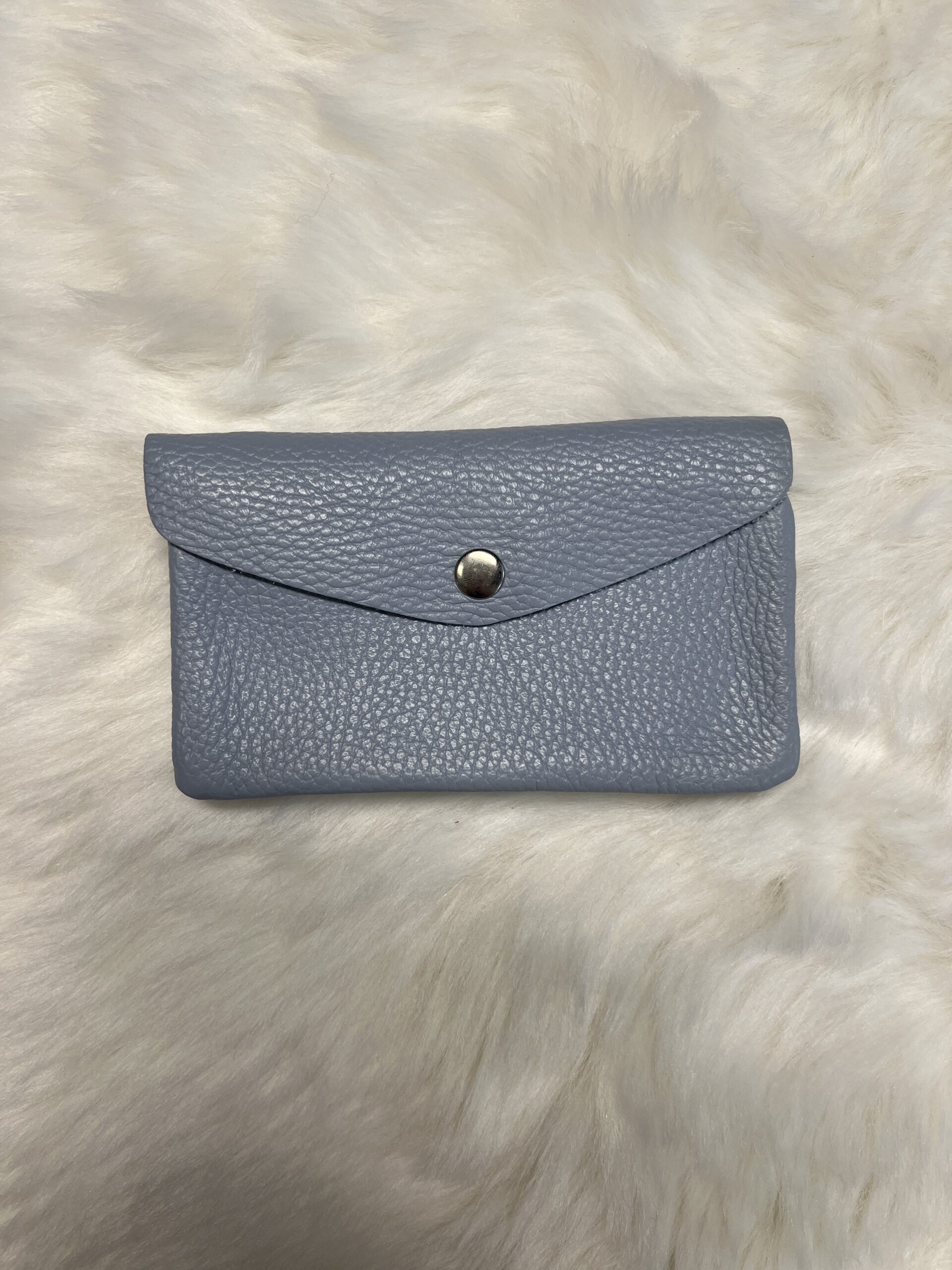Lommers Leer Portemonnee L Evelyn | 11 Baby Blue