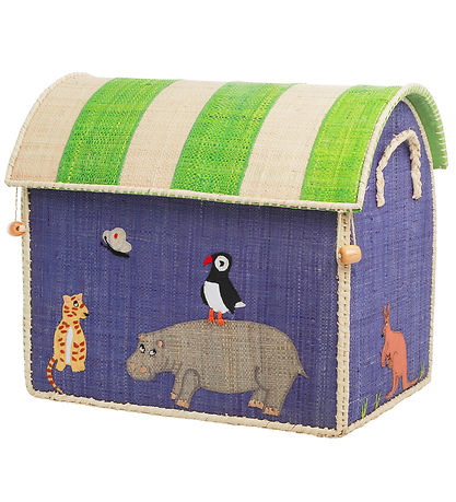 Rice Opbevaringskurve - Raffia - 3 stk. - Animal