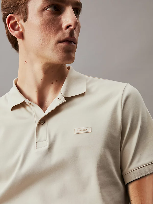 Camisa polo de corte justo