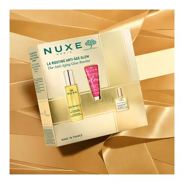 Kit de Natal Nuxe: The Glow Anti-Aging Routine 55ml