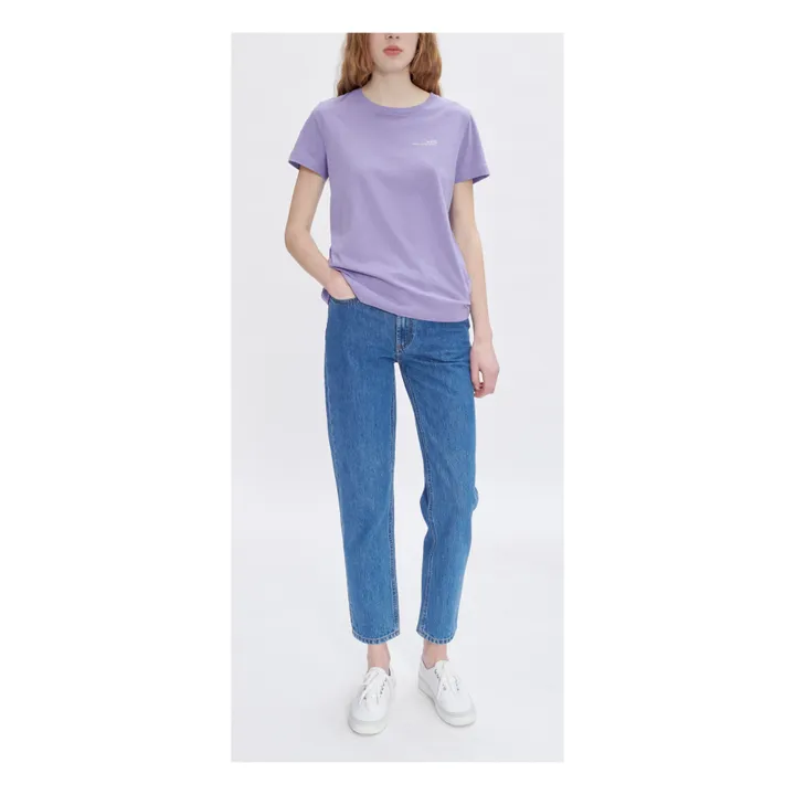 A.P.C. T-shirt Item F Overdye Coton Bio | Violet chiné