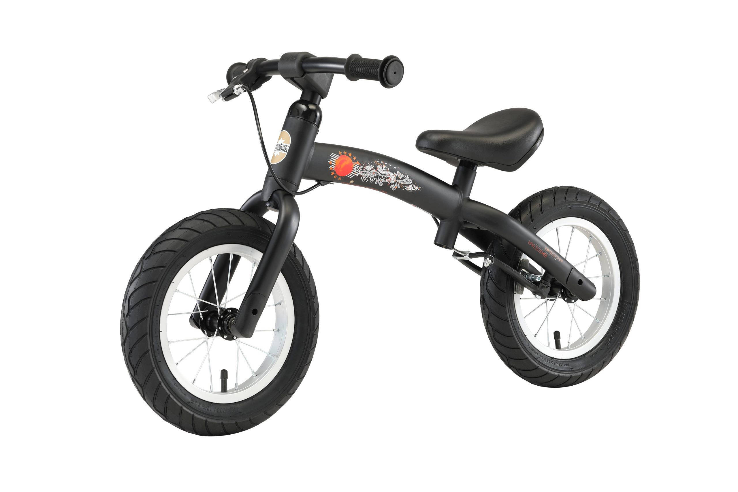 BikeStar Sport, meegroei loopfiets, 12 inch, zwart