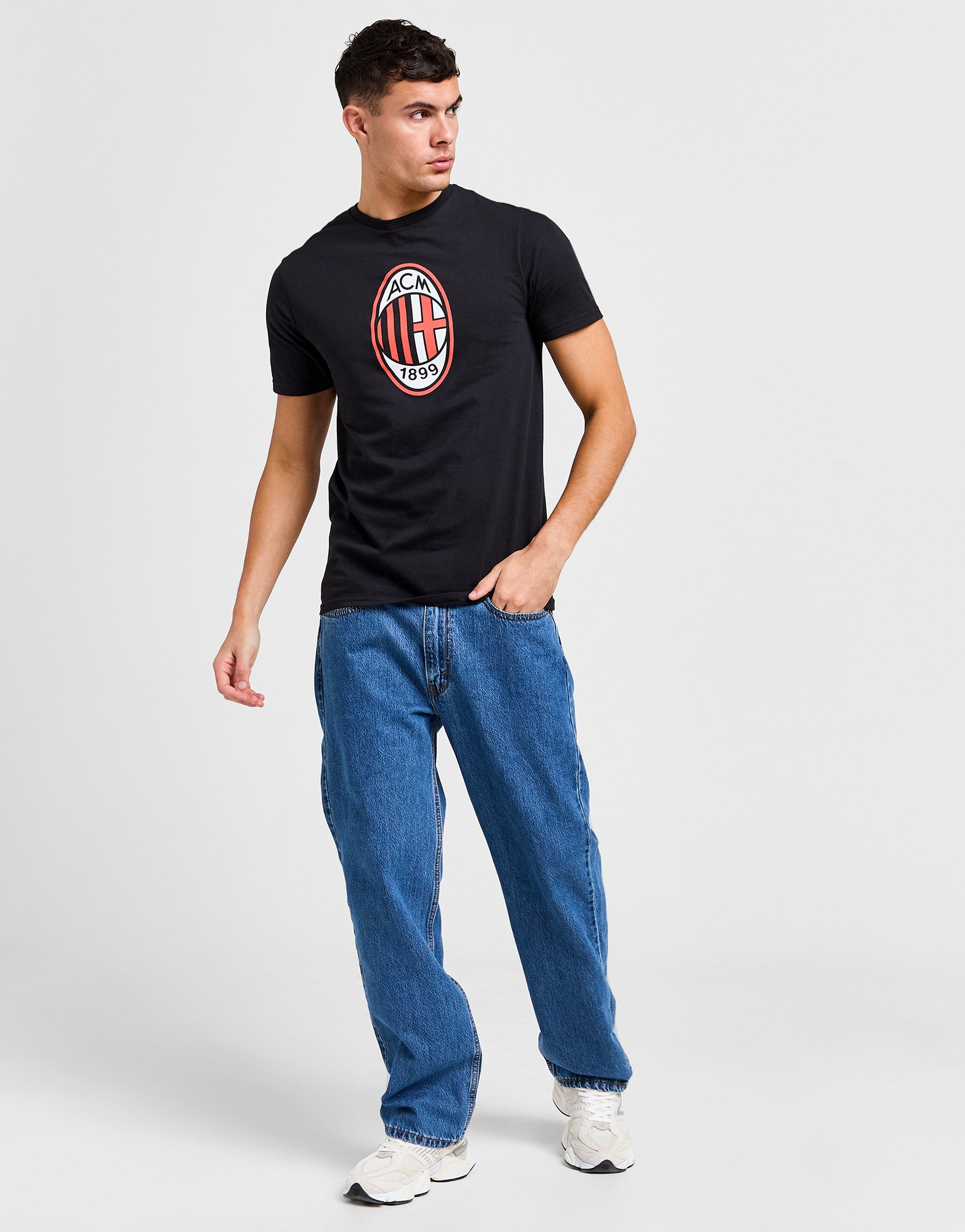 Official Team T-shirt AC Milan Crest Homme