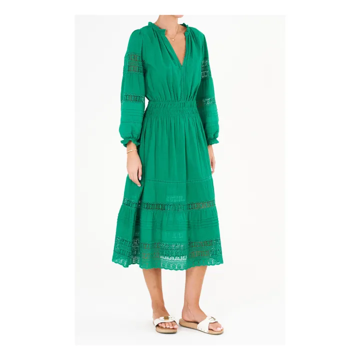 M.A.B.E. Robe Longue Loretta | Vert