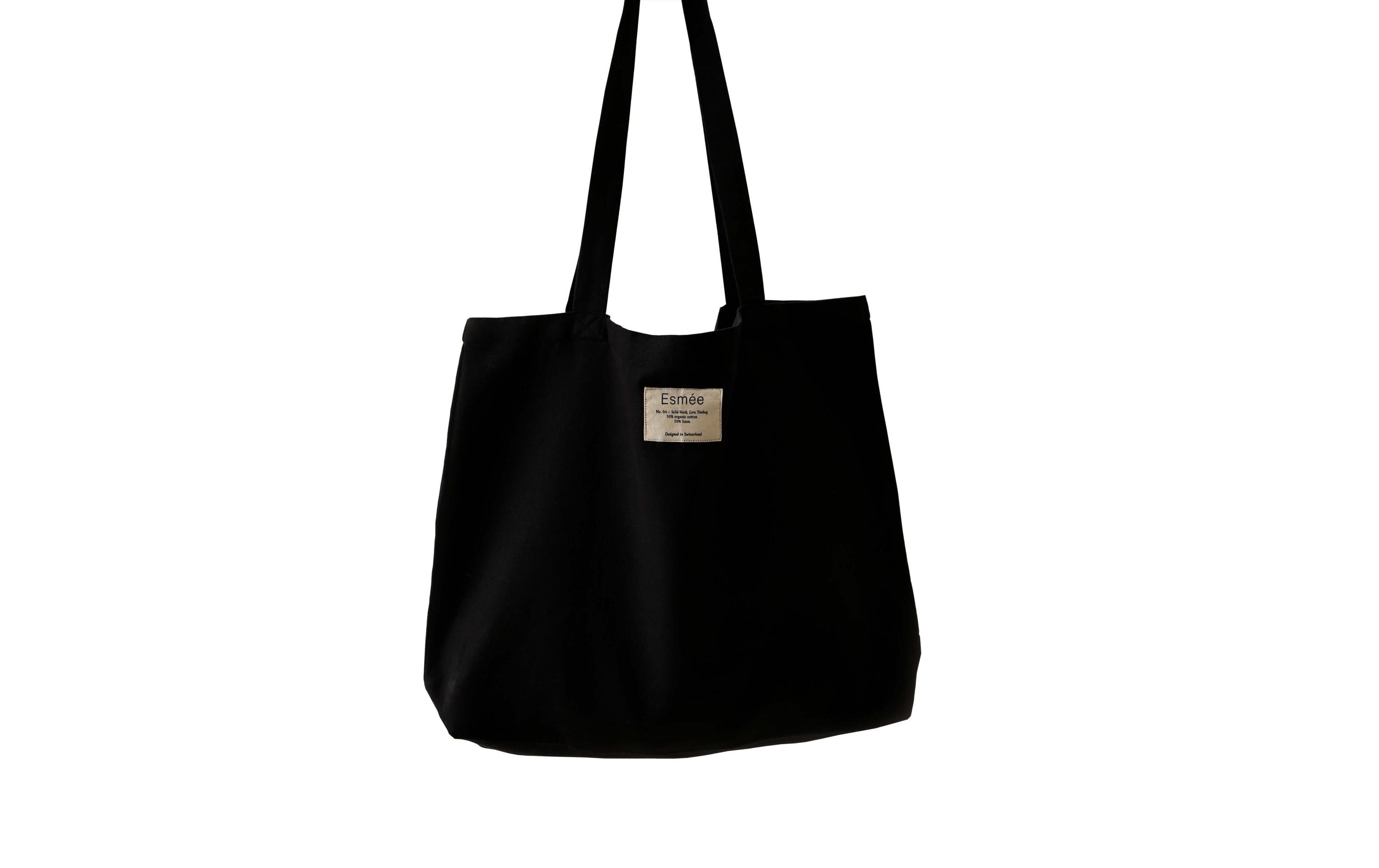 Tasche Lora Schwarz, 47 x 40 cmEinkaufstasche