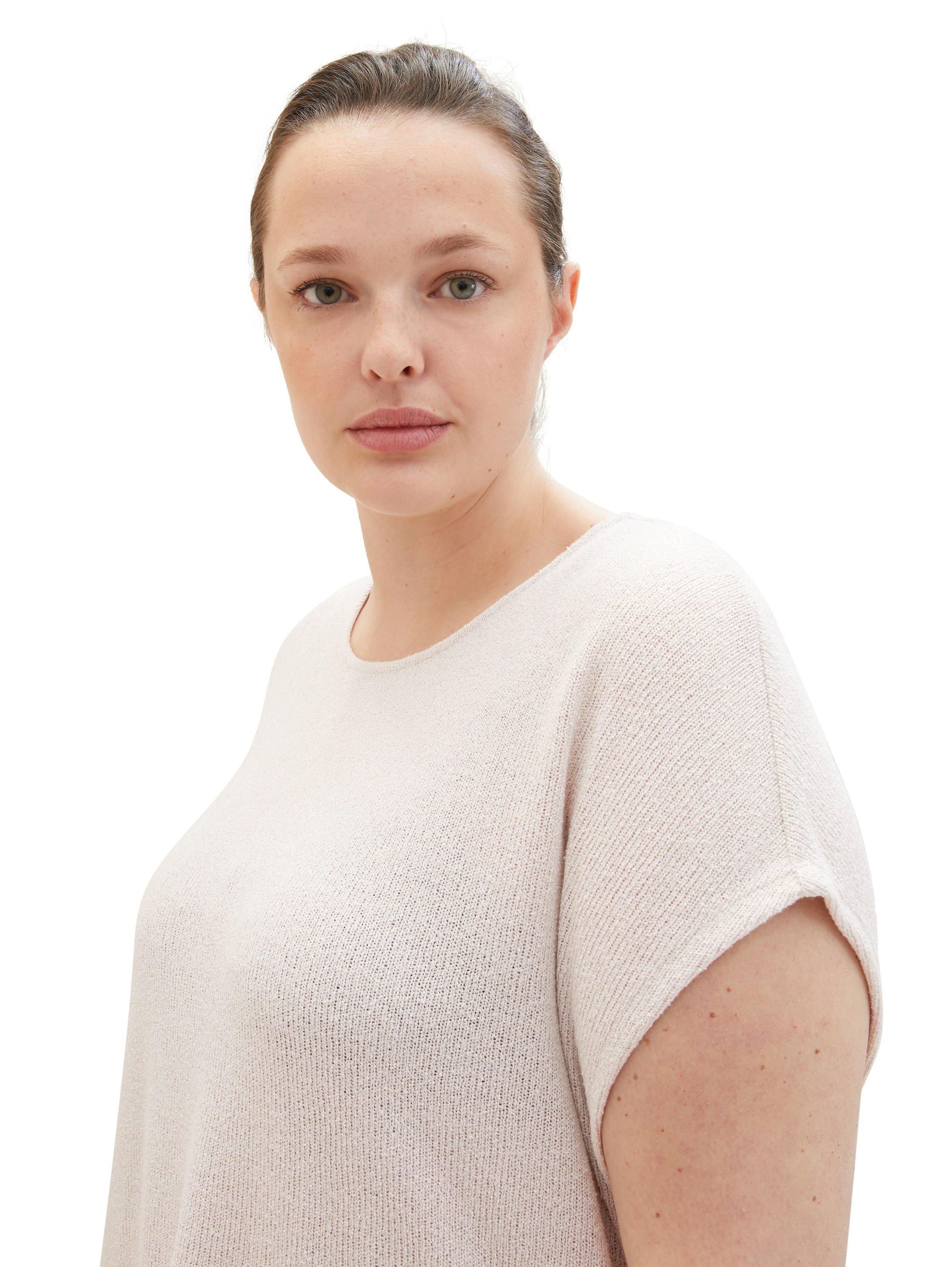 Shirt mit überschnittenen Schultern