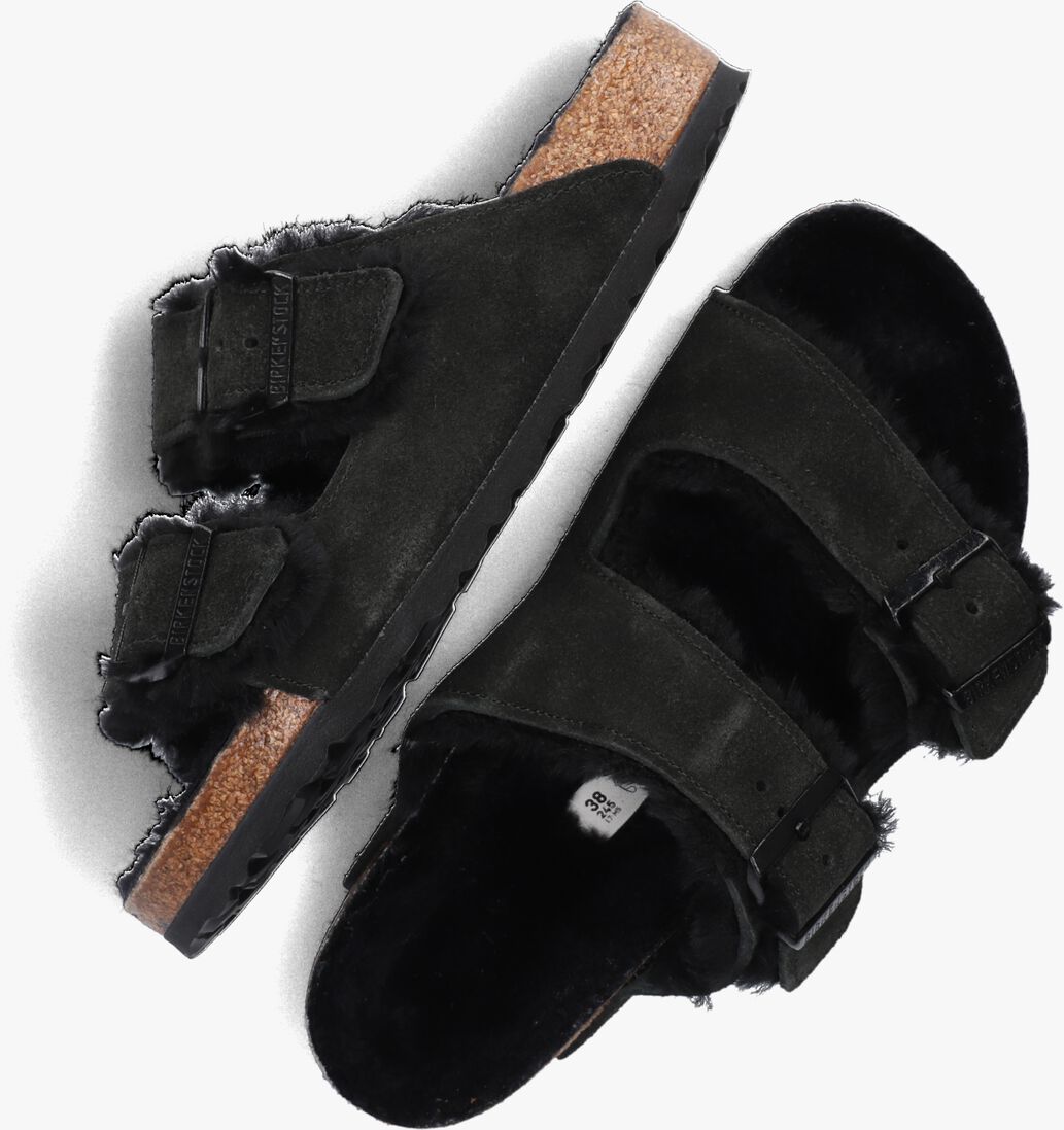 BIRKENSTOCK zwarte birkenstock slippers arizona sue vacht