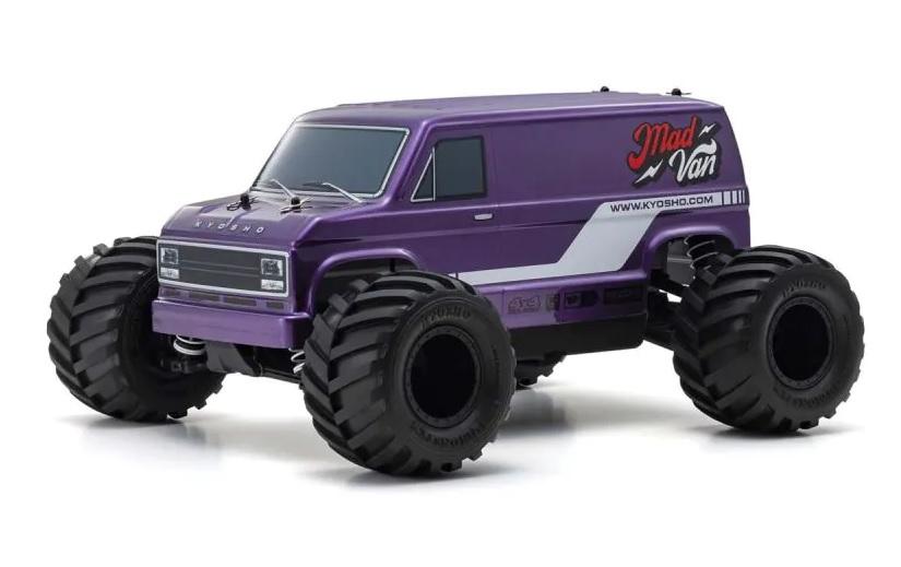 Monster Truck Fazer Mk2 Mad Van 4WD, Violett, ARTR, 1:10<br>4x4 Monster Truck mit US Van Karosserie