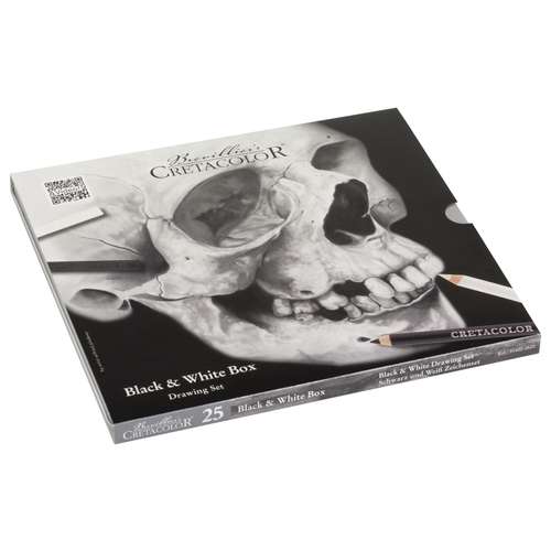 CRETACOLOR® Black & White Box Skull, Limited Edition