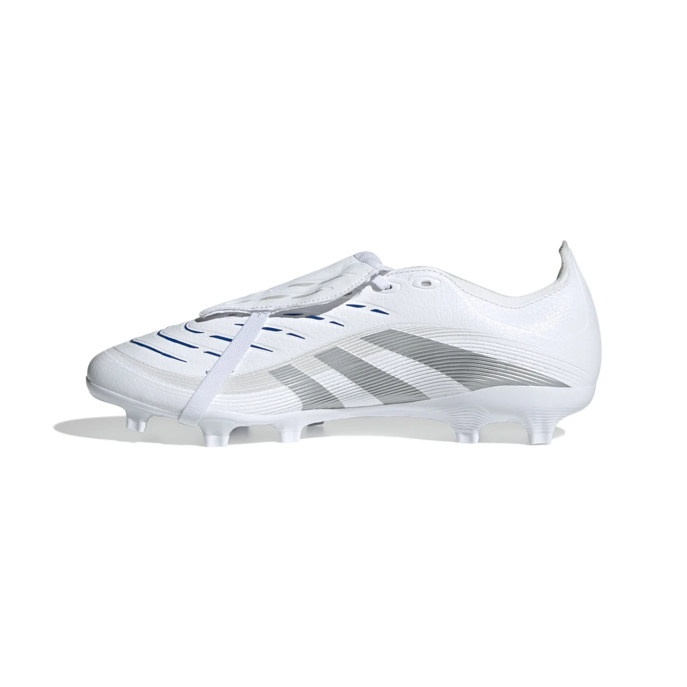 Adidas Predator League FT Gras / Kunstgras Voetbalschoenen (MG) Wit Zilver Blauw
