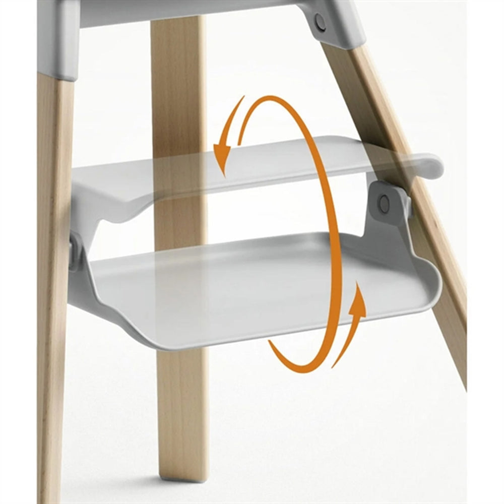 Clikk™ Højstol Cloud Grey - Stokke® → Luksusbaby.dk