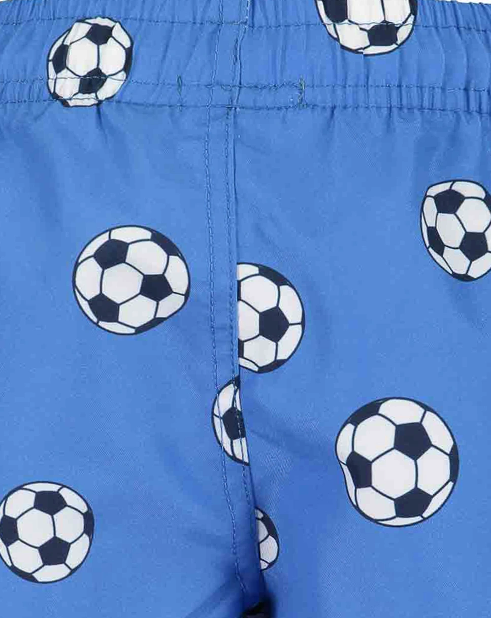 Bade-Bermudas SOCCER AOP in blau