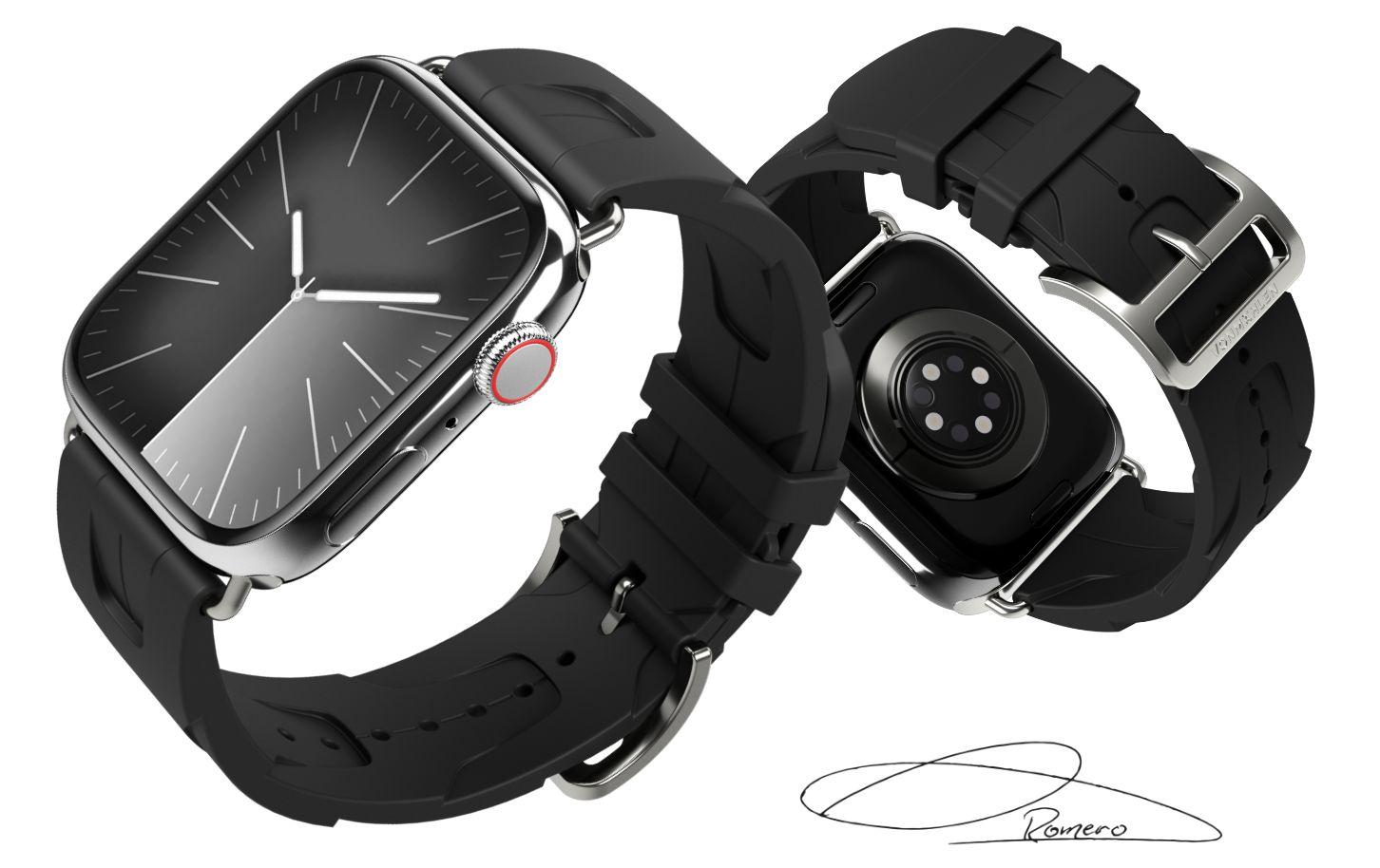 Armband A. R. Exclusive Apple Watch 38/40/41 mm SchwarzArmband für Apple Watch 38/40/41 mm