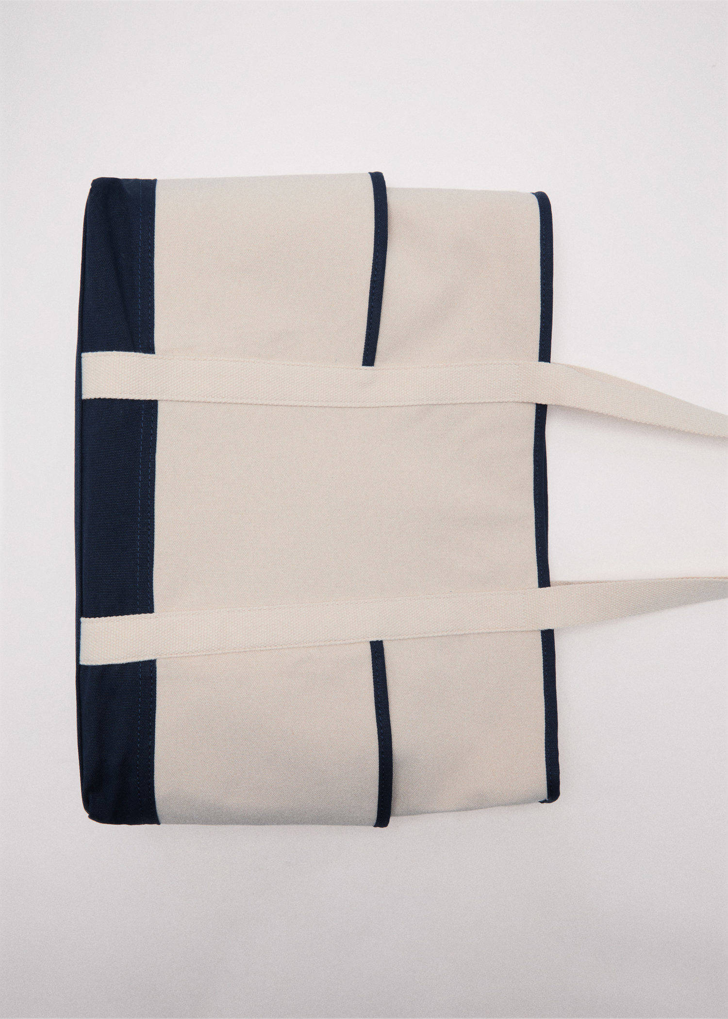 Mango Man canvas shopper naturel