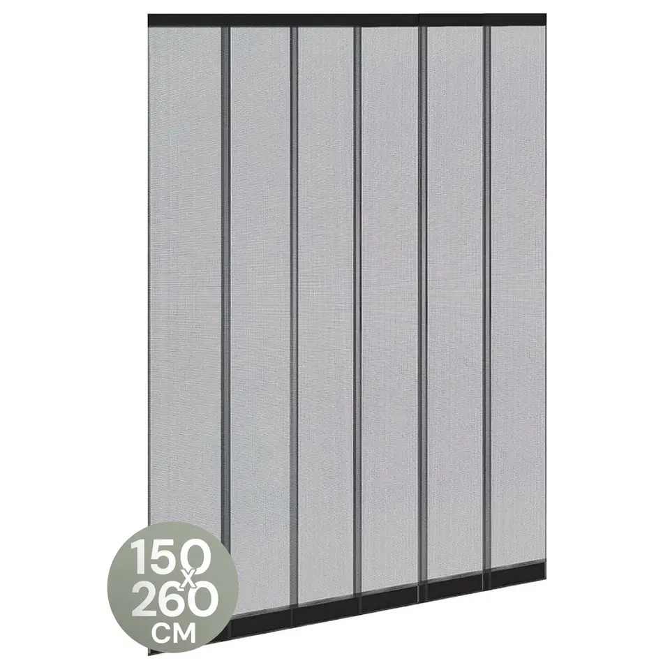 O'DADDY Lamellenhor 150x260 - Deurgordijn - zwart