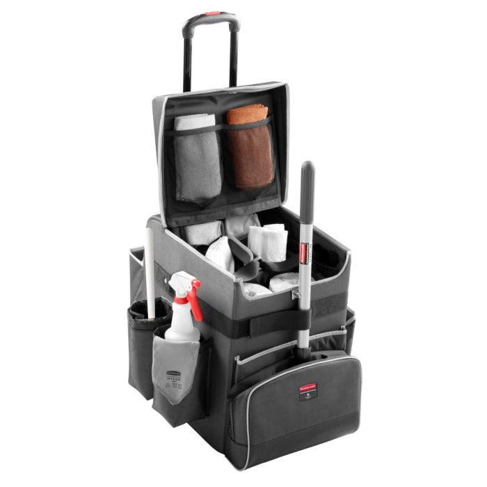 Schoonmaak en Onderhoudskar Trolley Rubbermaid Executive Quick Cart medium grijs Rubbermaid (VB223590)