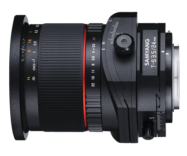 Samyang Tilt/Shift 24mm f/3.5 ED AS UMS, Sony E, Bred linse, 16/11, Sony E