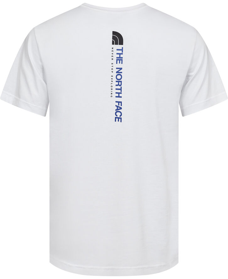 The North Face M VERTICAL SS TEE TNF WHITE Hvid