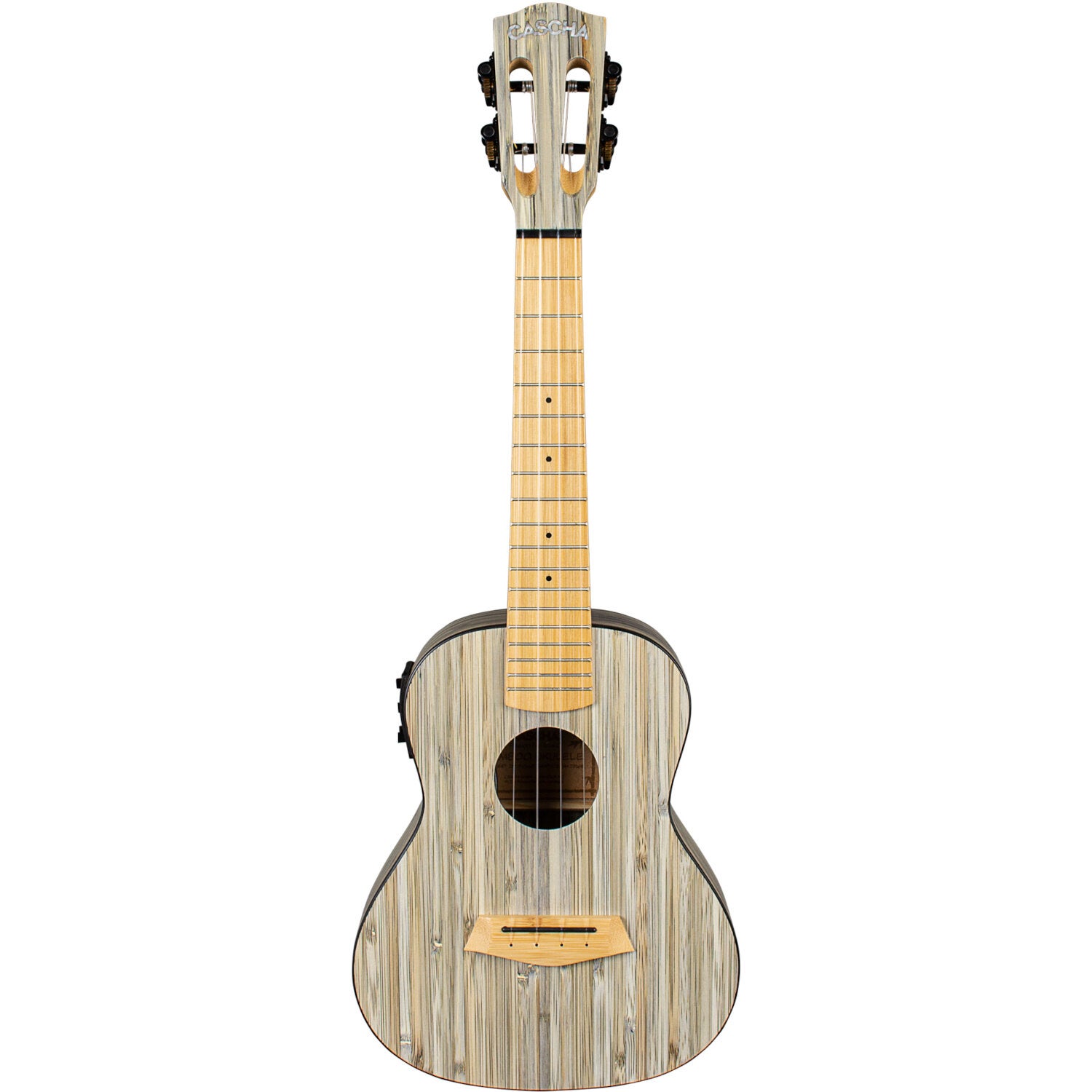Cascha HH 2316E Bamboo Graphite E/A concert ukelele set