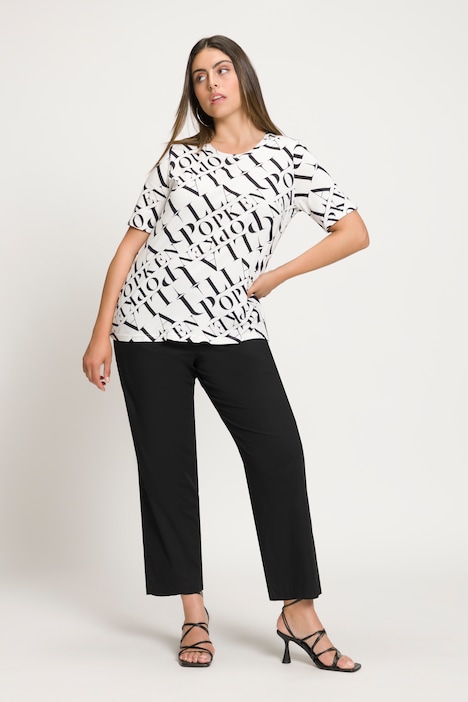 T-Shirt, Logo Druck, Classic, 1/2-Arm