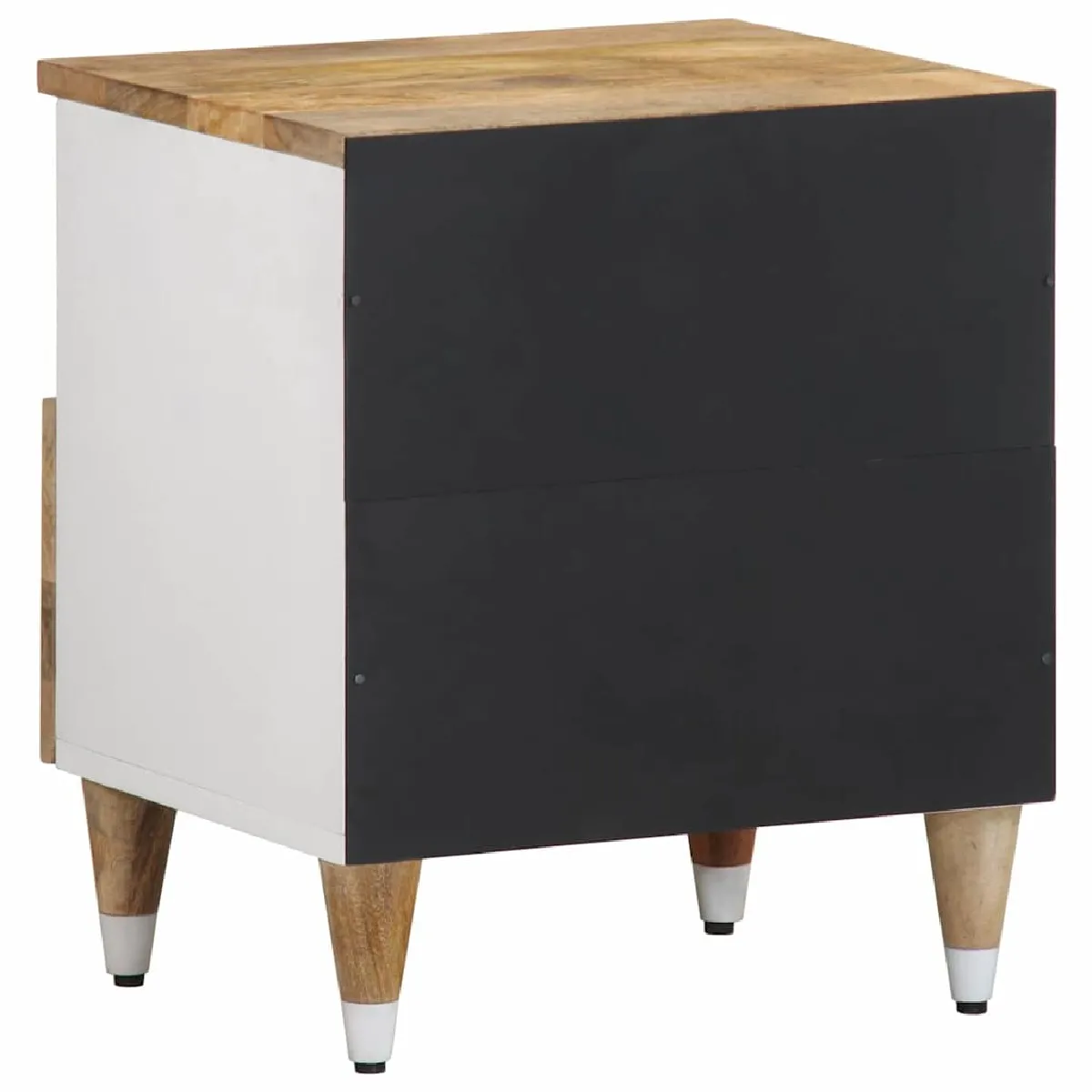 vidaXL Table de chevet bois de manguier