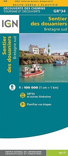 IGN - SENTIER DES DOUANIERS BRETAGNE SUD