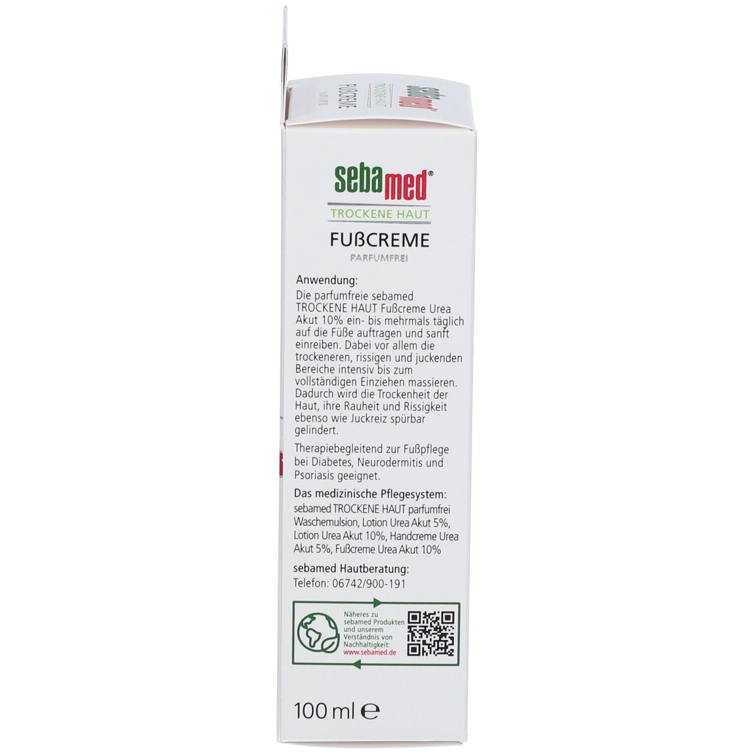 sebamed® Trockene Haut Fußcreme Parfumfrei Urea 10%